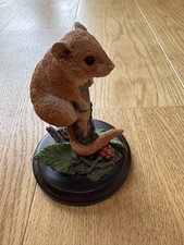 Country Artists Figurine Dormouse & Berries C8544  K Sherwin 11cm