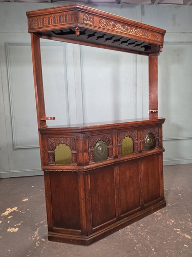 Old charm oak bar - oak,