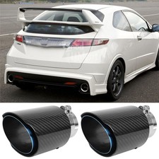 2Pcs 2.5" In 3.5" Out Carbon