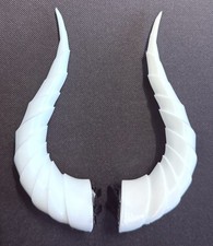 XL Baphomet White Devil Horns