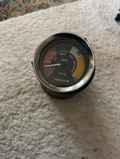 Vintage Smiths Coloured Vacuum Gauge VC 1302 /03A  MGB Mini Cooper S Lotus