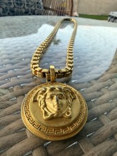 Versace Gold Tone Medusa Head