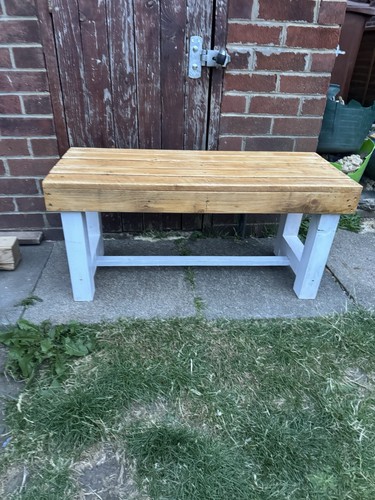 Person wooden bench heavy - wooden,
