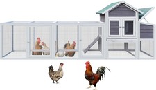 Large Chicken Coop with Run
