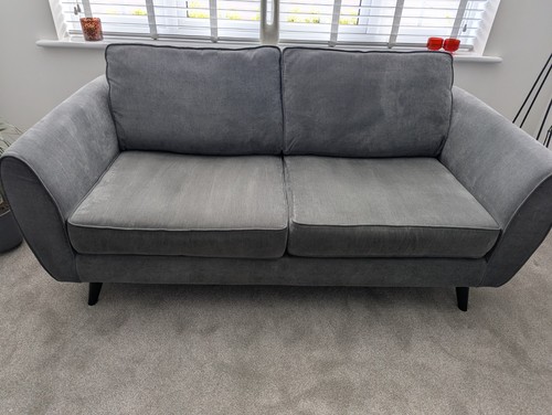 Dfs grey seater sofa very - sofa,,