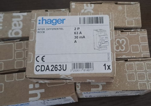 Hager cda263u type rcd - cda263u, a-type