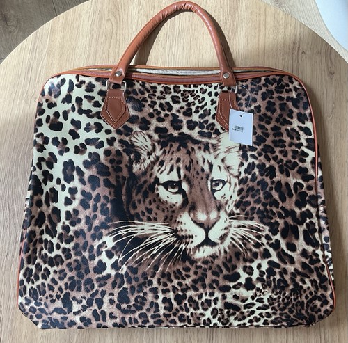 Ladies leopard print tote - ladies,
