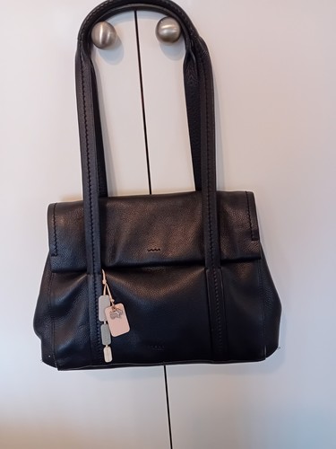 Black leather radley - black,