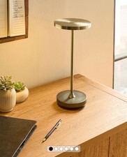 Brass Hartwell Rechargeable Touch Wireless Table Lamp by Next
