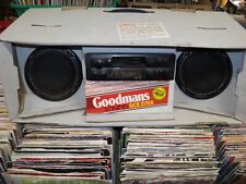 BOXED VINTAGE GOODMANS GCE 278X CAR STEREO & SPEAKERS- NOS