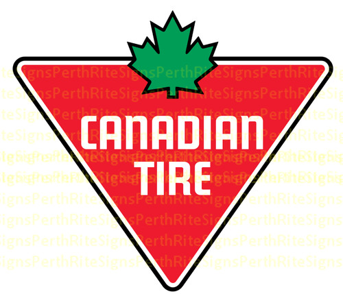 Canadian tire sticker 100mm - tire,