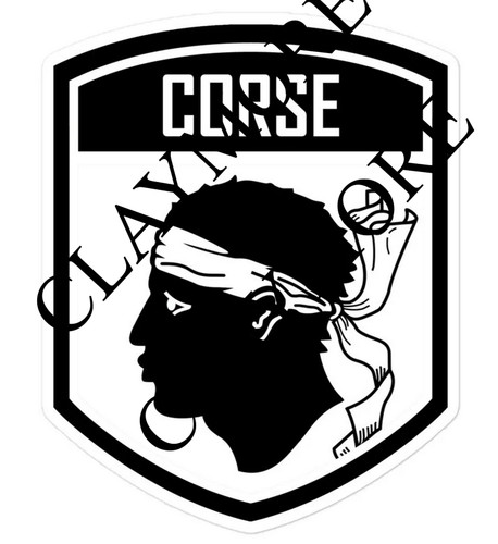 Corsica france car - france, sticker