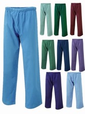 Elasticated Scrub Trousers  Nurse /Care Work/ Medical /Beauty Men's / Ladies NEW