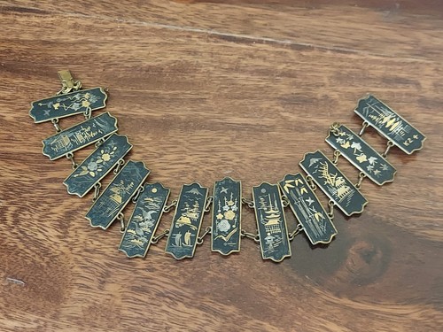 Vintage japanese damascene 24k - vintage,