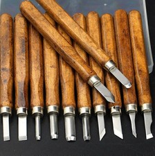 Wood Lathe Chisel Set Woodworking Turning Tools/Cutting Carving Q6T6