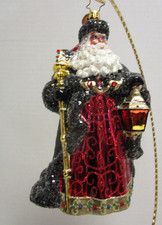 Radko EBONY CLAD MR CLAUS