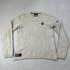 Sail Racing Antarctica Expedition Sweater Adult Medium Gray Wool Pelagic Crewnek