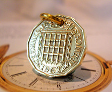 1962 Pocket Watch Chain Coin