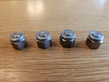 4 -  Swagelok Stainless Steel Tube Plug Fittings,  1/4" OD Tube,  SS-400-P