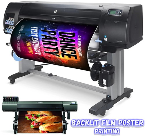 Backlit film poster - film, printing