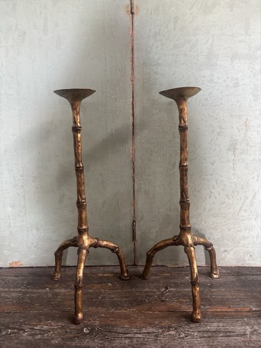Pair faux bamboo - of, hollywood