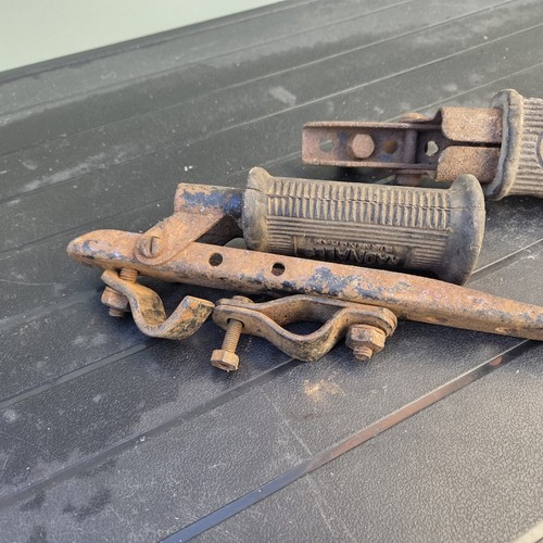 Vintage pillion footrests ajs - vintage,