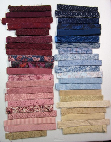 Wide fabric strips - 1/4",