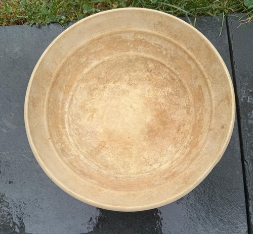 Large handmade terracotta bowl - terracotta,