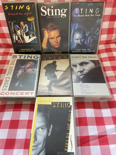 Sting vhs music - sting, hits