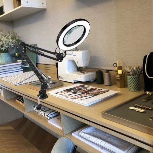 Led magnifying lamp - lamp, usb