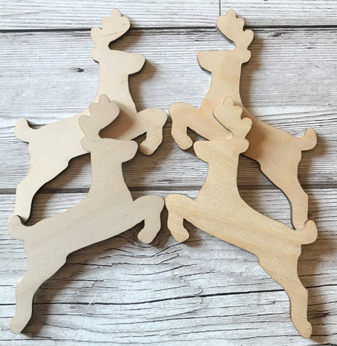 10cm reindeer shapes - x, 5