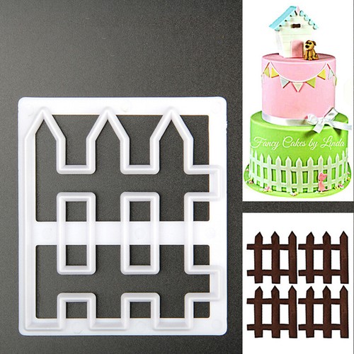 Fence cookie cutter biscuit - fence,