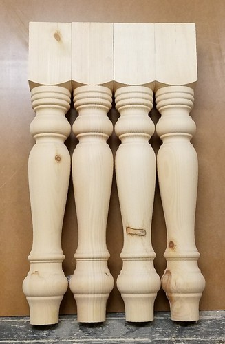 Farmhouse kitchen table legs - kitchen,