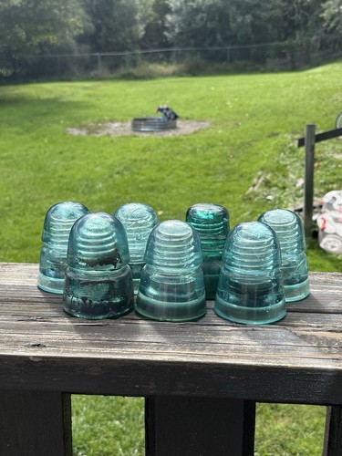 Lot antique aqua - lot, of