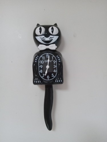 Kit cat klock black - kit-cat, bow