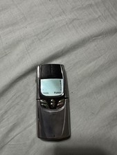 Vintage Nokia 8850 with Custom Shell Housing Silver Fully Working Condition
