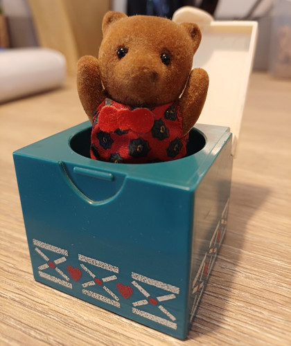 Vintage country teddy pop - teddy", pop-up