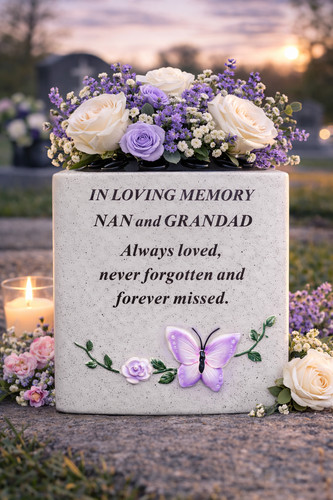 Nan grandad memorial flower - nan,