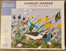 Charley Harper jigsaw - Once There Was a Field - Used, in excellent condition 