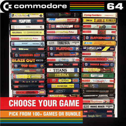 Commodore games c64 - games, |