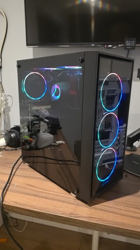 1080p gaming black rgb - gaming, pc,
