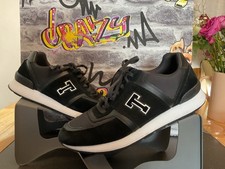 Men's Ted Baker Gregory Lace Up Suede Trainers in black UK10 ?