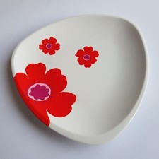 Zak Melamine Red Flower Poppy