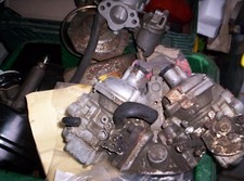 Triumph Stag Stromberg Carbs Carburettor Set On Pedestal for rebuild