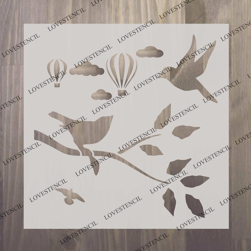 Craft stencils hot air - stencils,