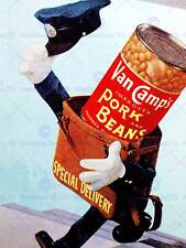 Advert Pork Beans Special Delivery Food Canned Kitchen Fine Art Print Cc153