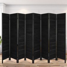 8 Panel Room Divider Wood