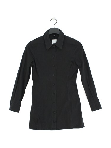 Cos shirt mini - dress, black