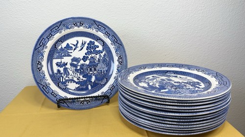 Churchill blue willow - blue,