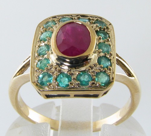 9ct gold ruby - 9k,